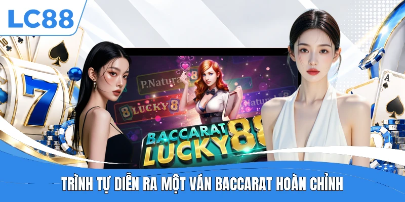 Trình tự diễn ra một ván Baccarat hoàn chỉnh